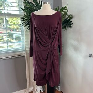 Lane Bryant dress 22/24 eggplant color